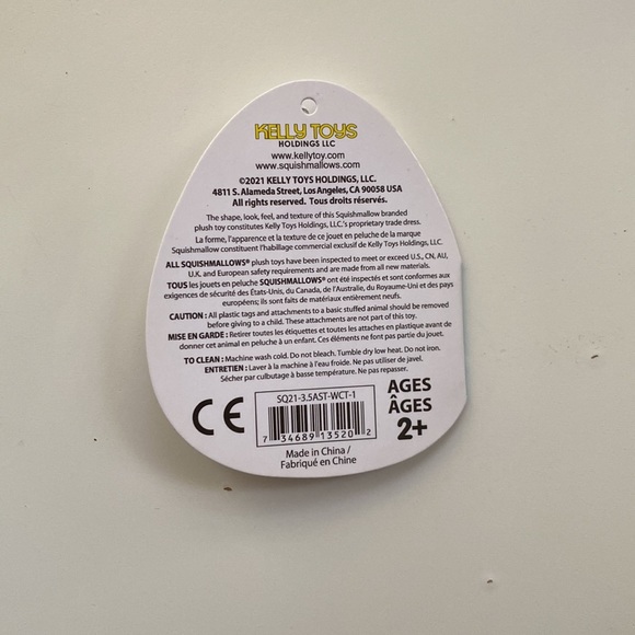 Rainbow unicorn Squishmallow keychain🦄 - Picture 6 of 6